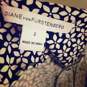 Diane Von Furstenberg - black &white Dress